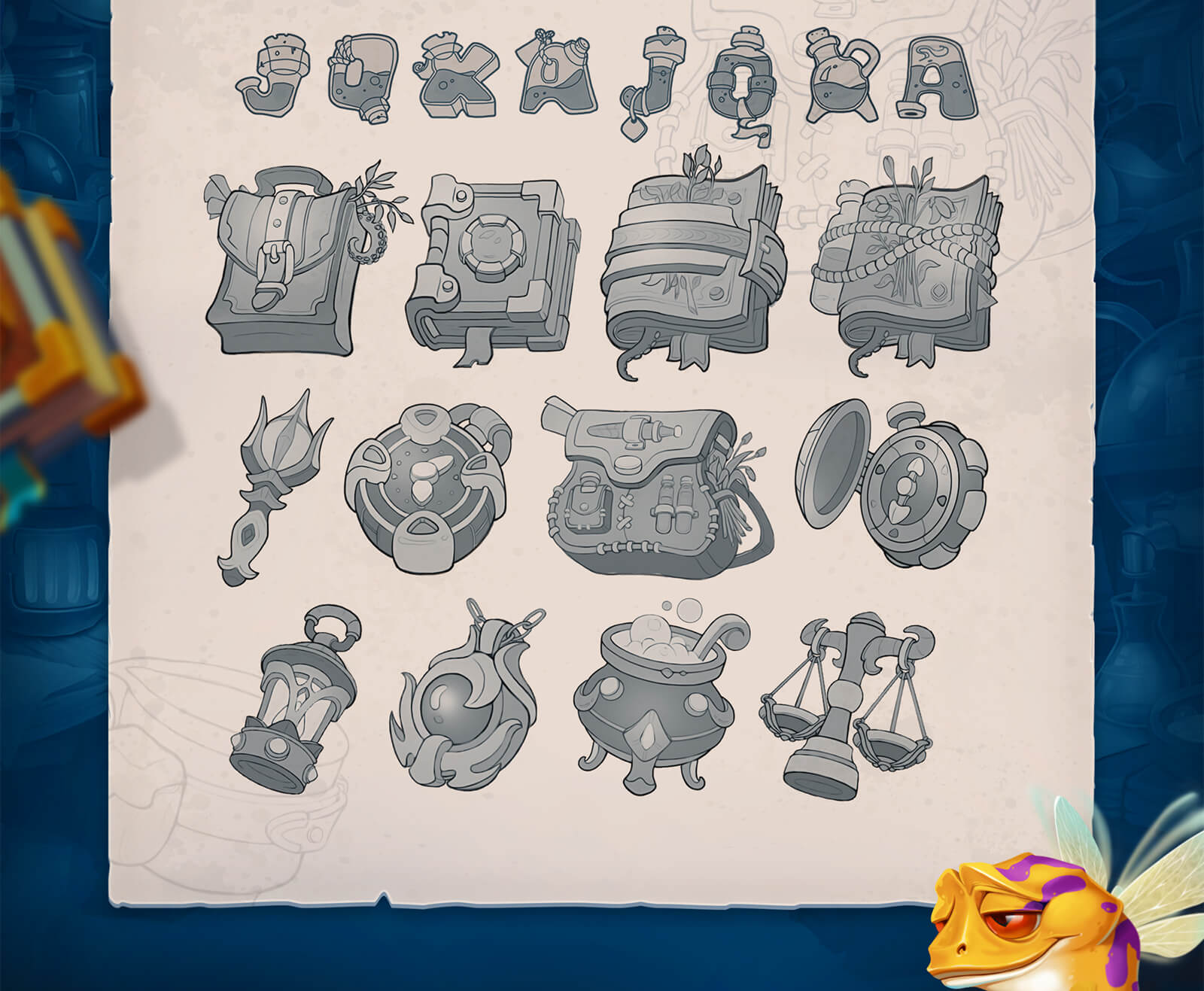 Blirix Workshop slot machine concept art