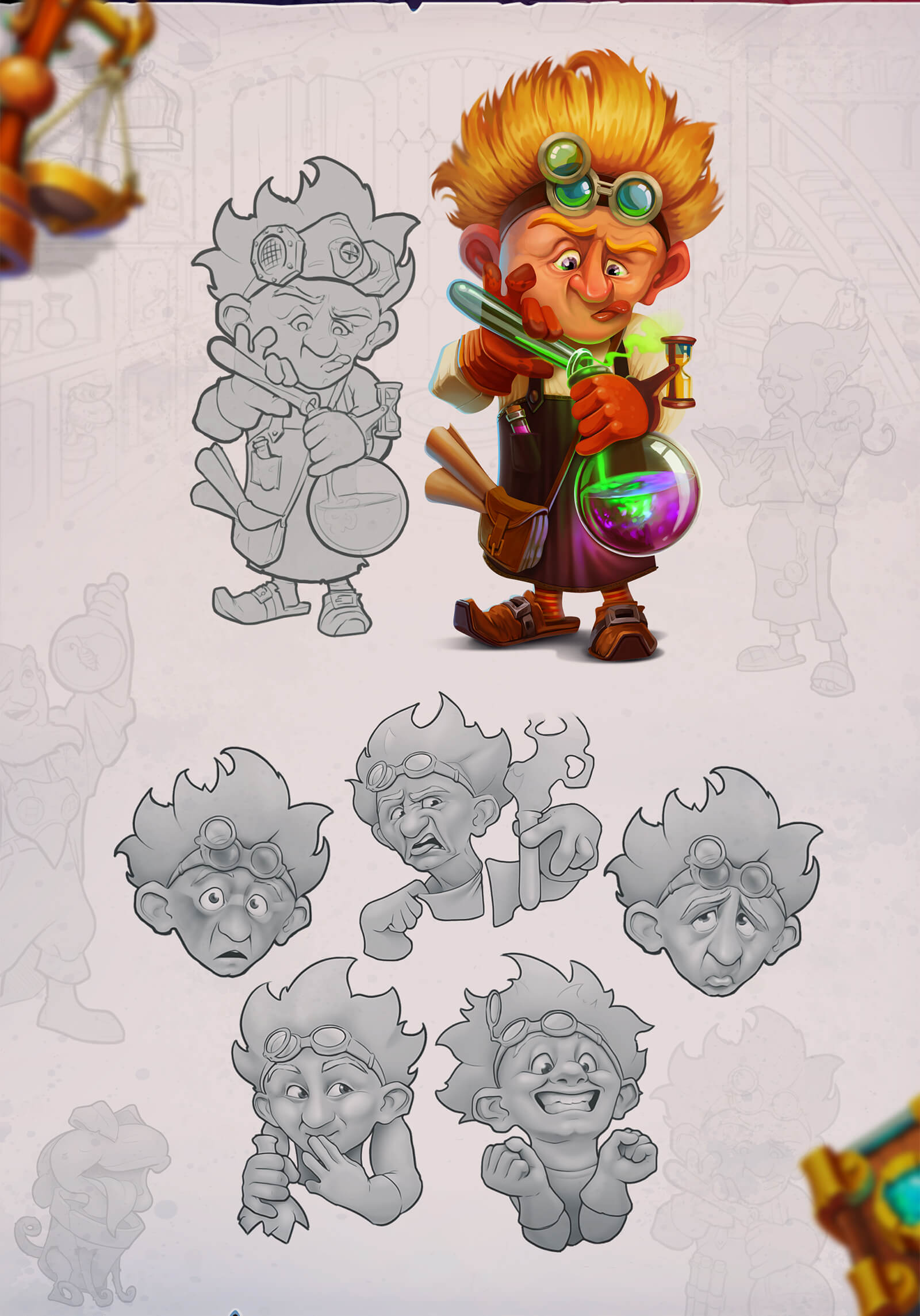 Blirix Workshop slot character design