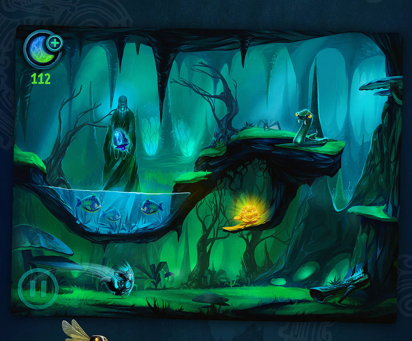 Raccoo The Lunar Guardian game location design