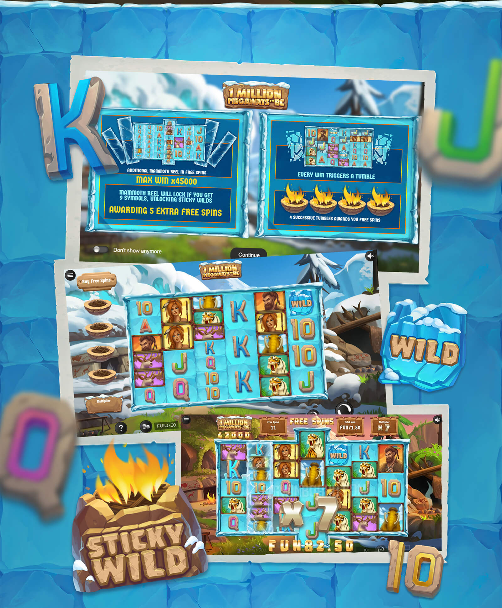 1 Million Megaways slot machine design