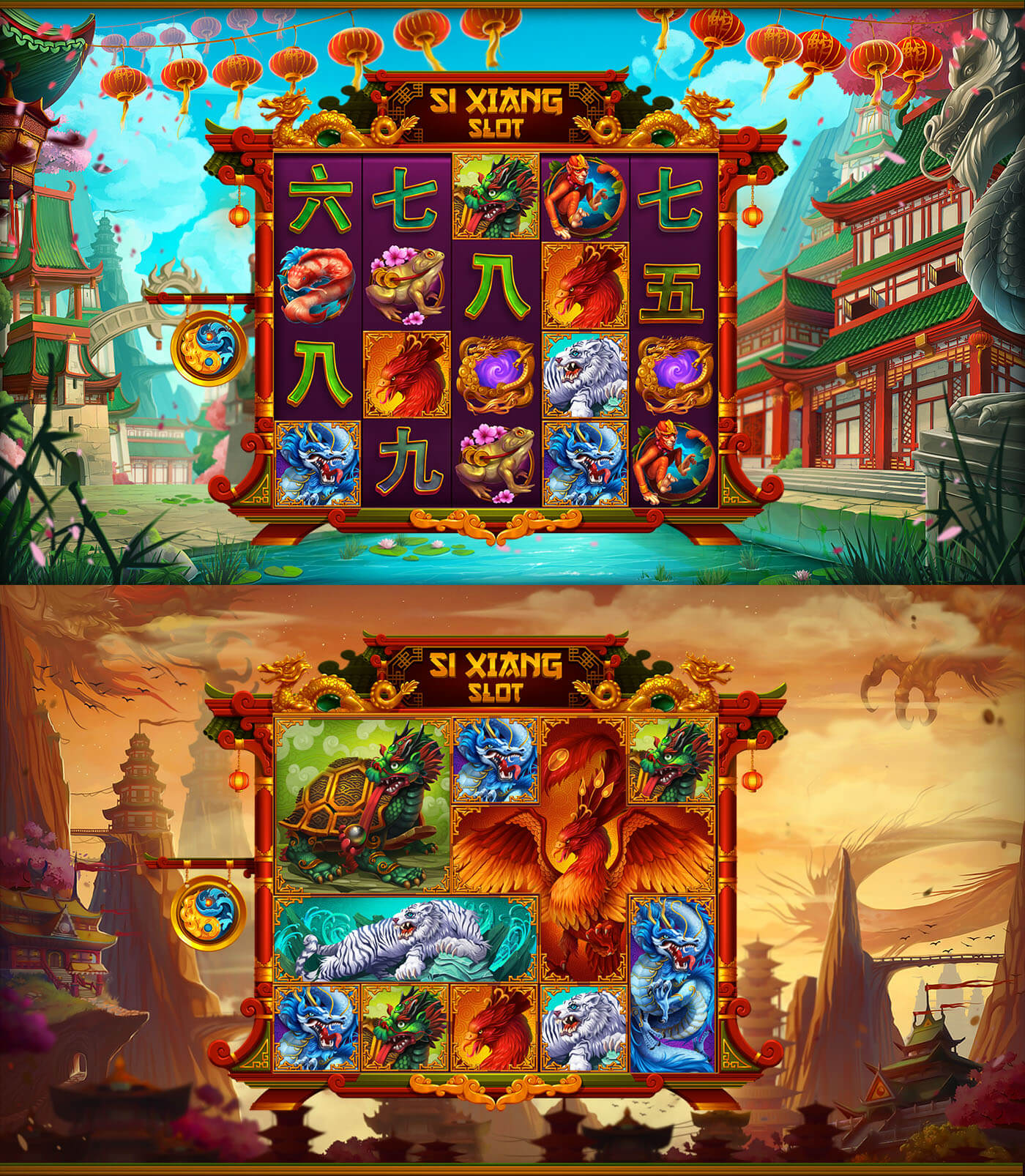 Si Xiang slot machine art