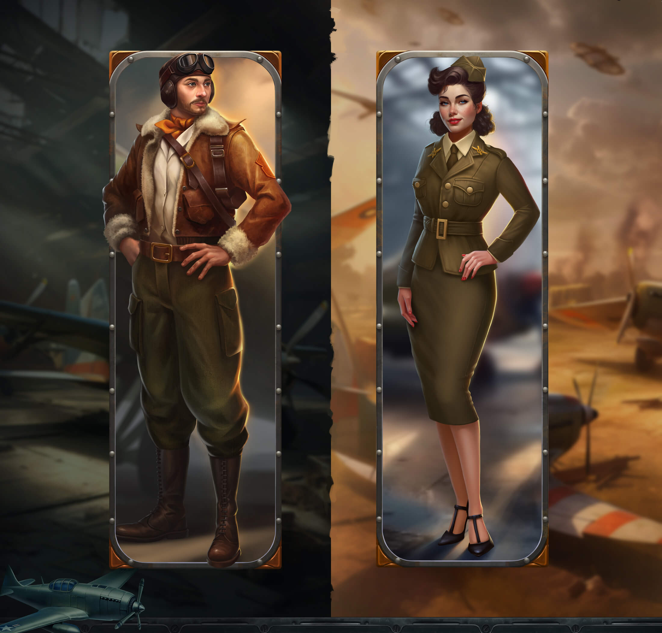 Wings of Freedom slot character design