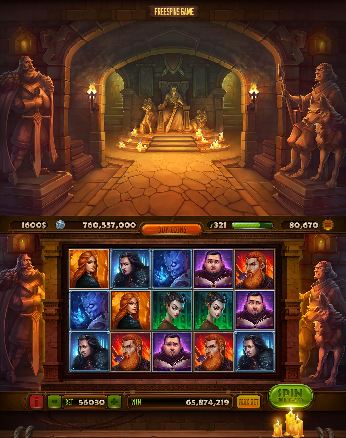 Winterfell slot art